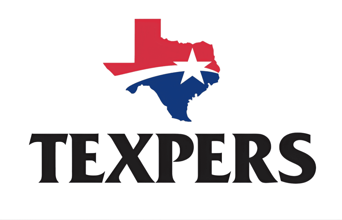TEXPERS logo with Texas map design.