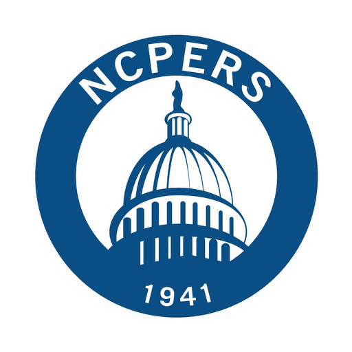 NCPERS logo with dome design, 1941.
